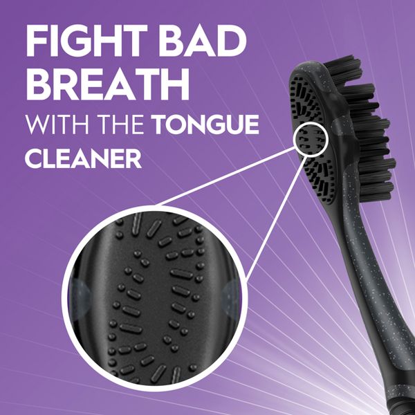 Oral-B Charcoal Whitening Therapy Soft Manual Toothbrush - 2ct