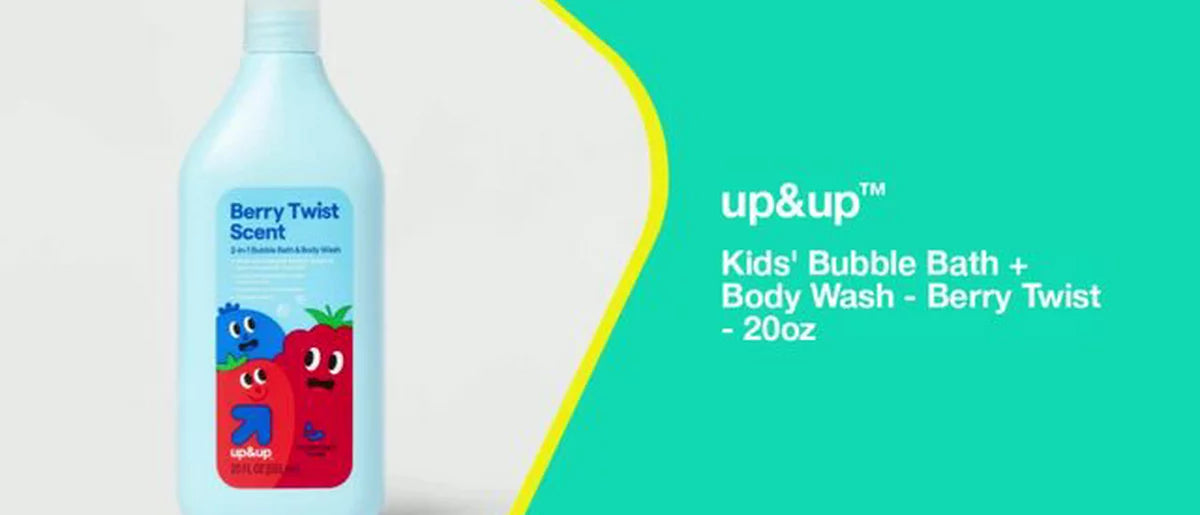 Kids' Bubble Bath + Body Wash - Berry Twist - 20 fl oz - up&up™