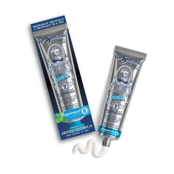 Dr. Sheffield's Certified Natural Toothpaste - Peppermint - 5oz/2pk