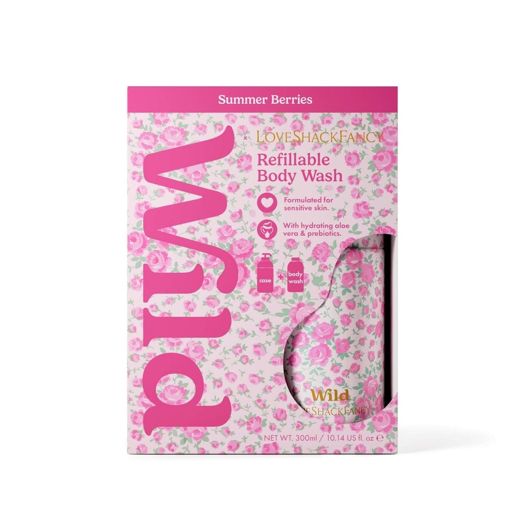LoveShackFancy x Target - Wild Roseheart Body Wash - Summer Berries - 10.14 fl oz