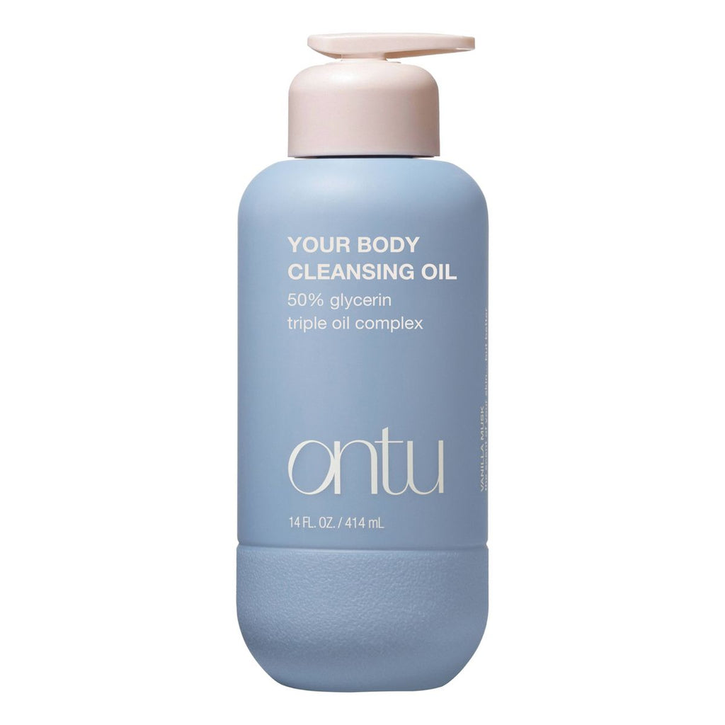 Ontu Hydrating Body Wash Cleansing Oil with Triple-Oil Complex - 14oz