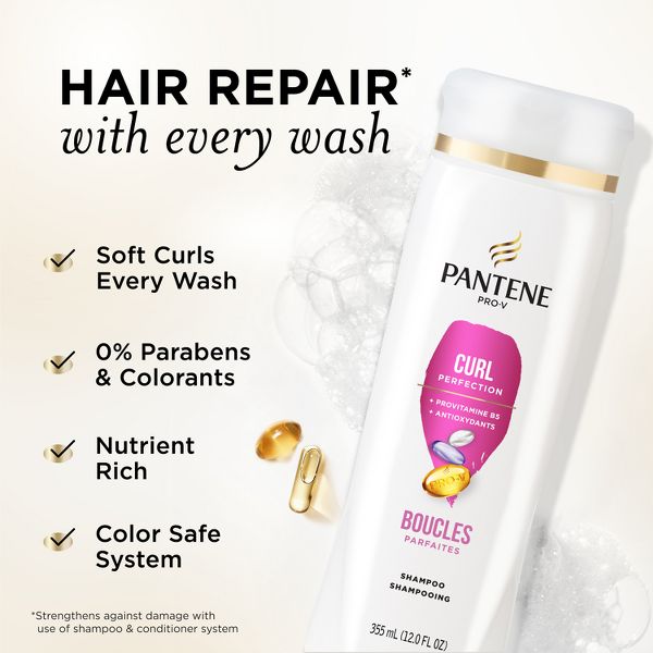 Pantene Pro-V Curl Perfection Shampoo - 12 fl oz