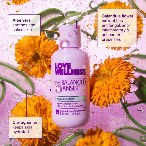 Love Wellness pH Balanced Cleanser Fragrance Free Cleanser - 1 fl oz