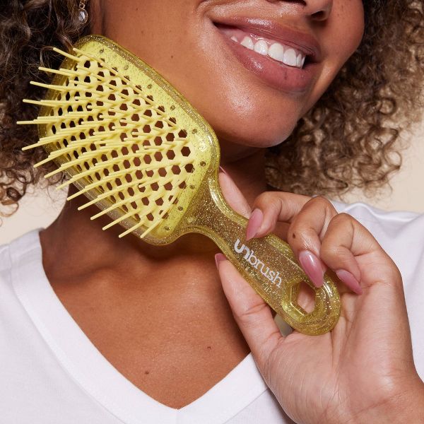 UNbrush Detangler Hair Brush - Cherry Blossom