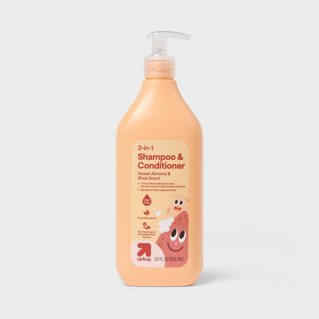 Kids' 2-in-1 Shampoo & Conditioner - Sweet Almond & Shea Scented - 20oz - up&up™