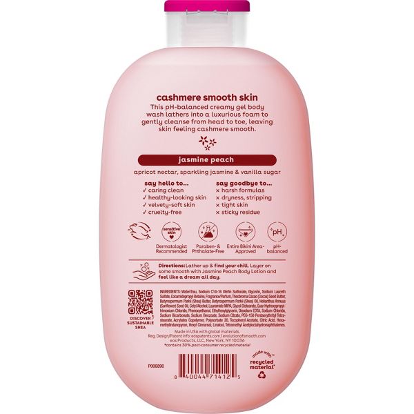 eos Cashmere Body Wash - Jasmine Peach - 16 fl oz