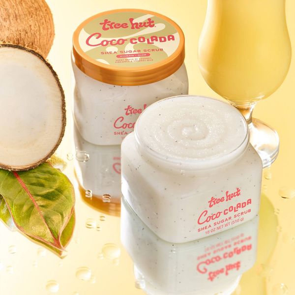 Tree Hut Coco Colada Shea Sugar Coconut Body Scrub - 18oz