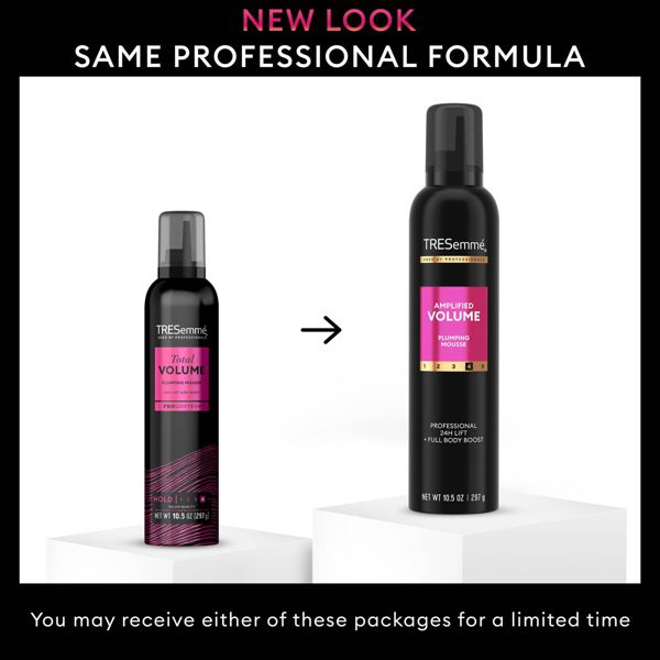 Tresemme Plumping Hair Mousse Total Volume Hair Treatment - 10.5oz