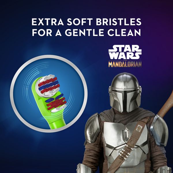 Oral-B Star Wars The Mandalorian Kids' Battery Electric Toothbrush Soft