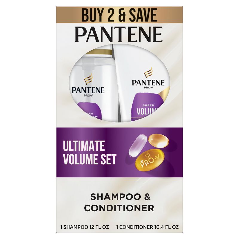 Pantene Pro-V Volume & Body Shampoo and Conditioner Dual Pack - 22.4 fl oz