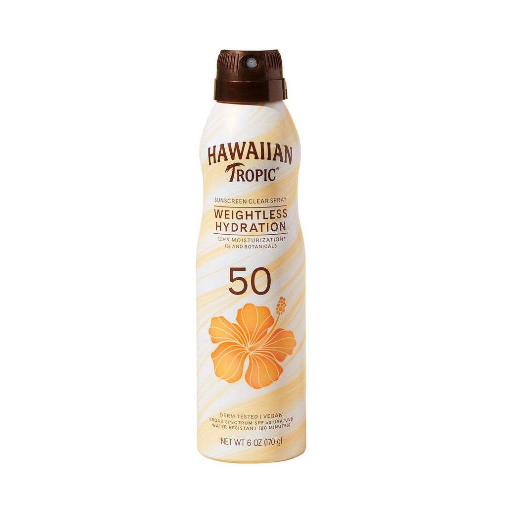 Hawaiian Tropic Silk Hydration Weightless Sunscreen C-Spray - SPF 50 - 6oz