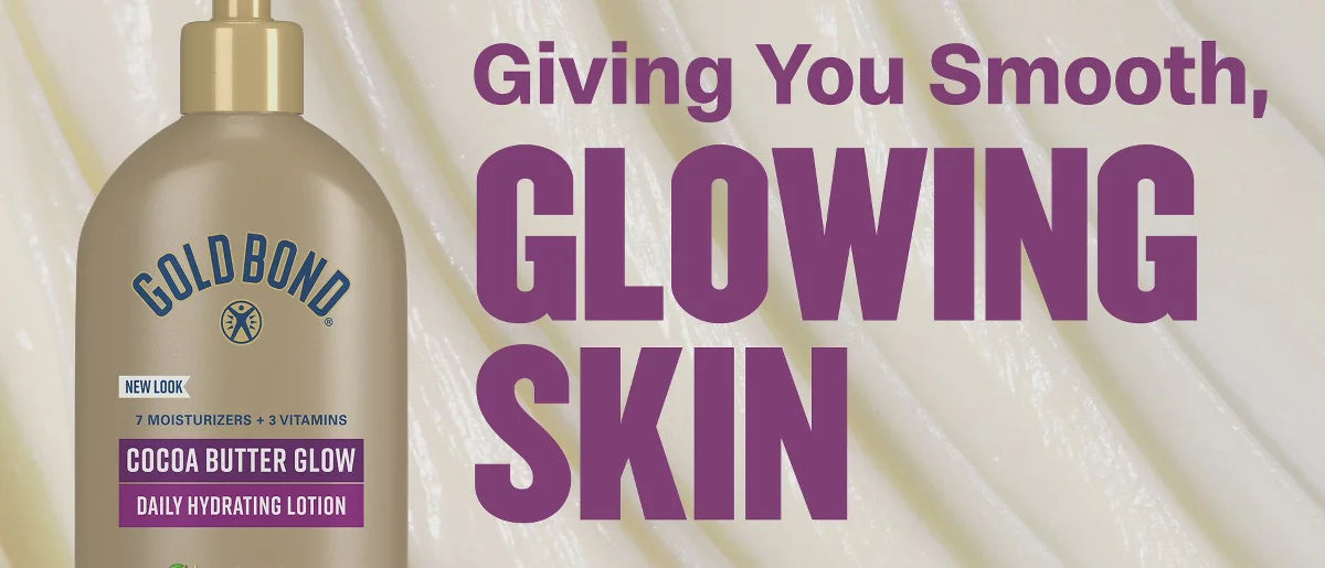 Gold Bond Cocoa Butter Glow Hand and Body Lotion with Coconut Oil and Shea Butter - 24oz‚Äã