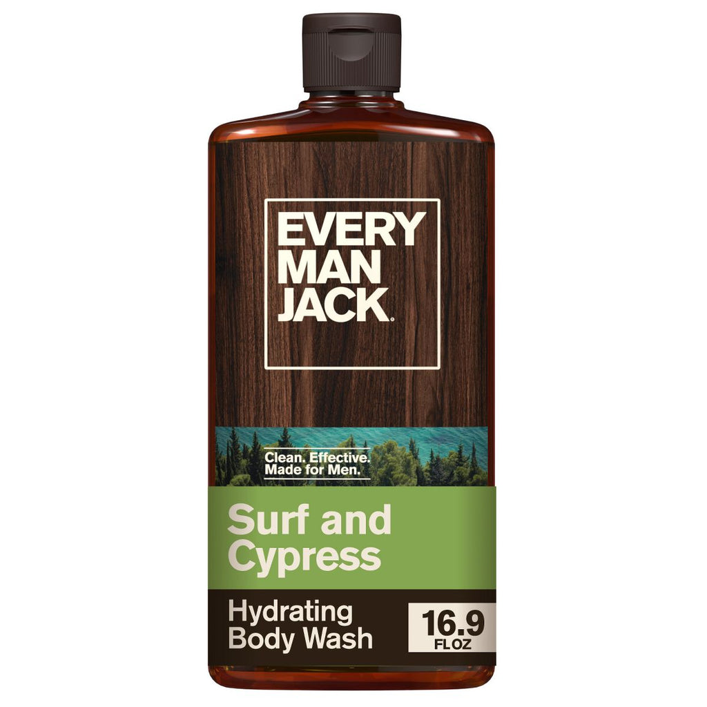 Every Man Jack Hydrating Body Wash - Surf + Cypress - 16.9 fl oz