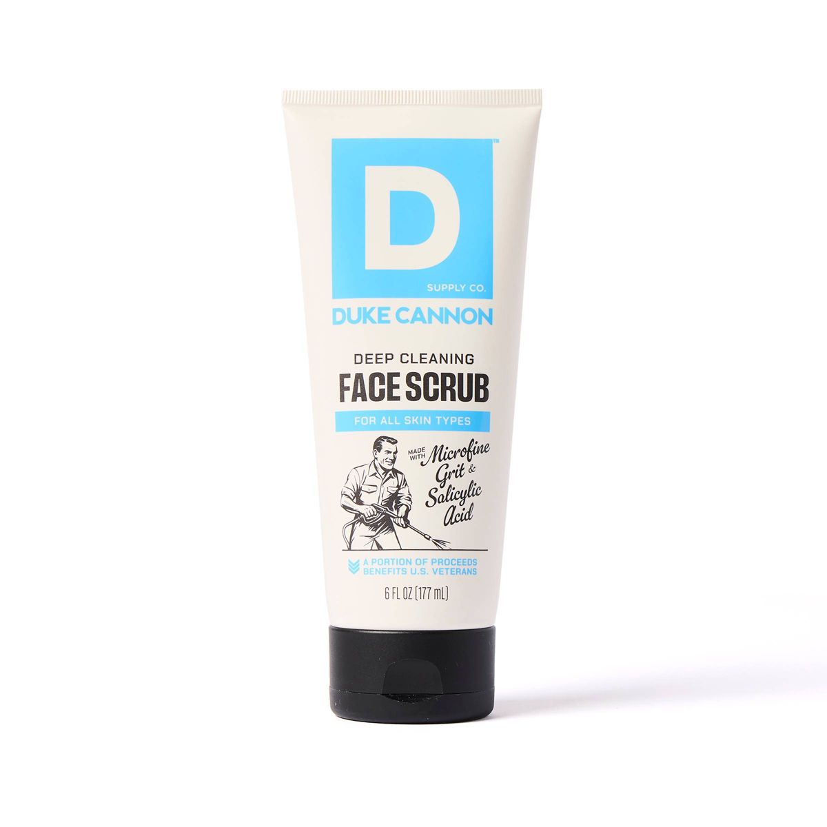 Duke Cannon Supply Co. Deep Cleaning Face Scrub Face Wash - 6oz
