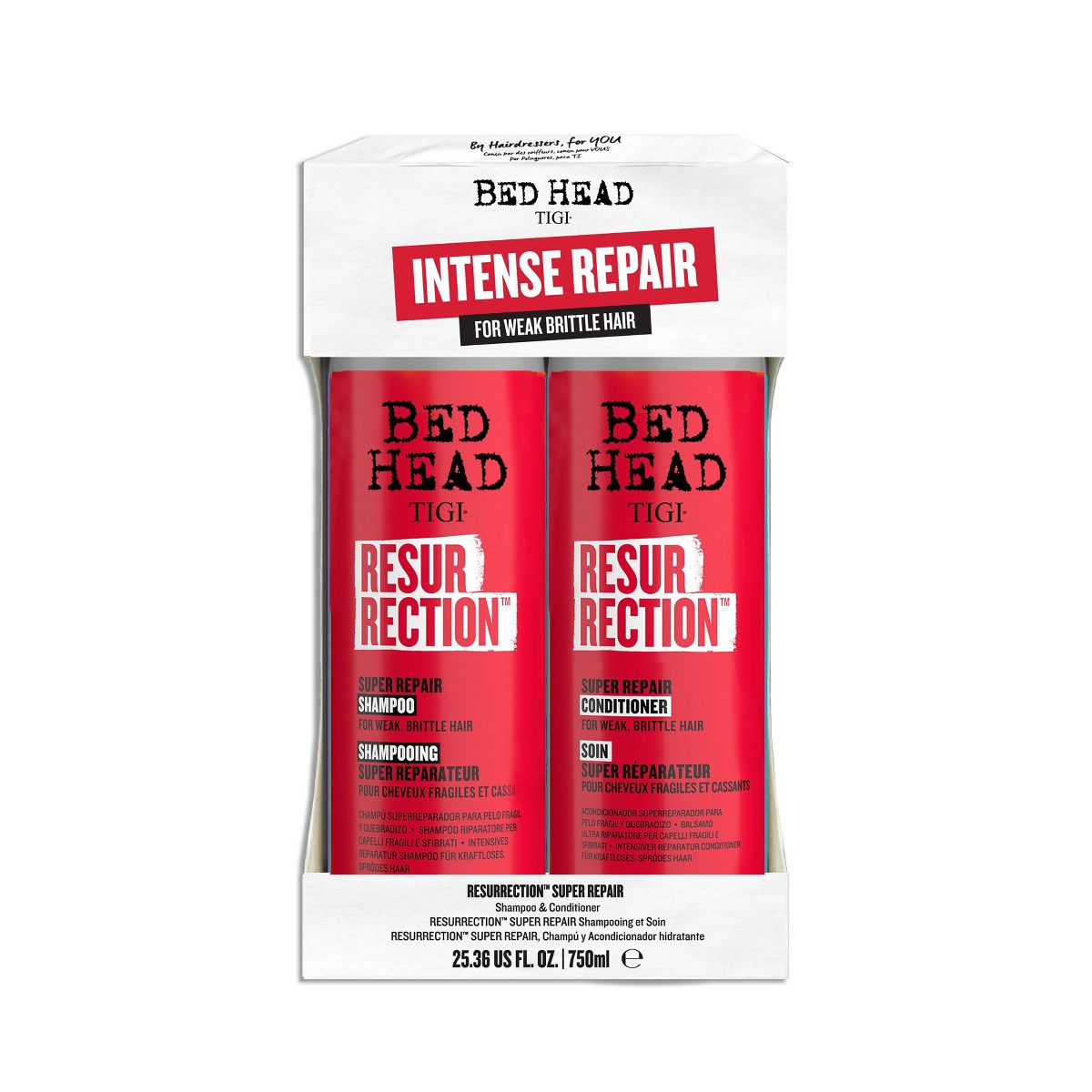 TIGI Bed Head Resurrection Shampoo & Conditioner Duo - 25.36 fl oz/2ct