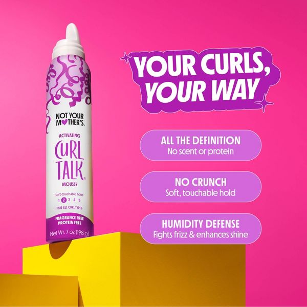 Not Your Mother's Curl Talk Fragrance Free Mousse - 7oz