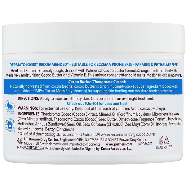 Palmer's Cocoa Butter Formula Daily Skin Therapy Solid Jar - 7.25oz