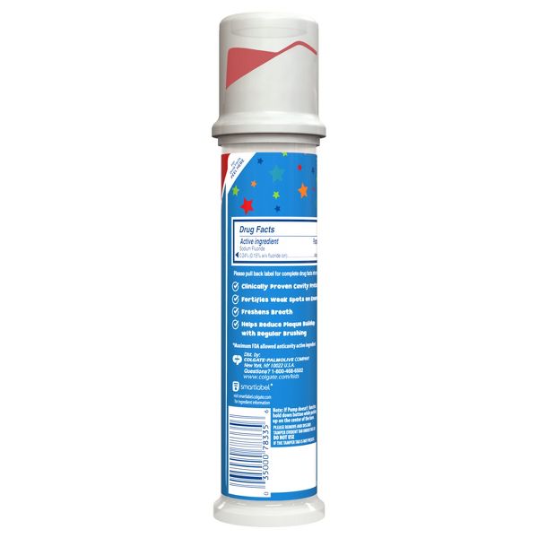 Colgate Kids' Maximum Cavity Protection Toothpaste Pump with Fluoride - Mild Bubble Fruit - 4.4oz