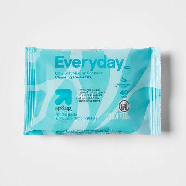 Everyday Ultra-Soft Makeup Remover Cleansing Towelettes - Scented - 10ct - up&up™