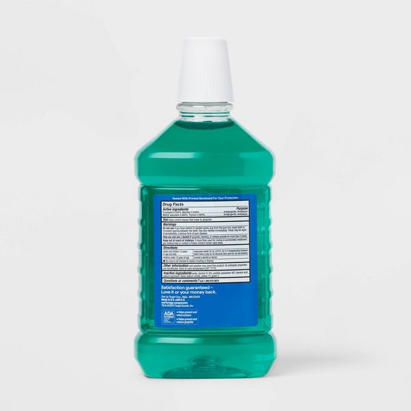 Antiseptic Mouthwash Spring Mint - 101.44 fl oz/2pk - up&up™