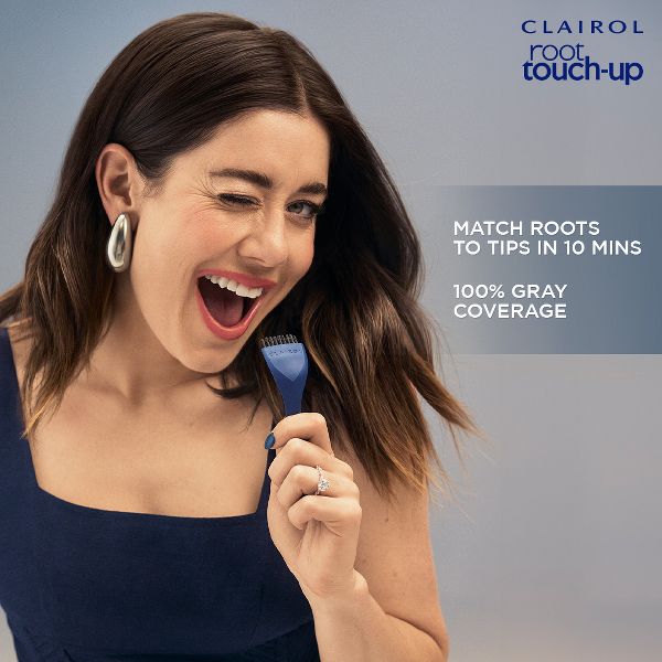 Clairol Root Touch-Up Permanent Hair Color - 4 Dark Brown Hair Dye Kit