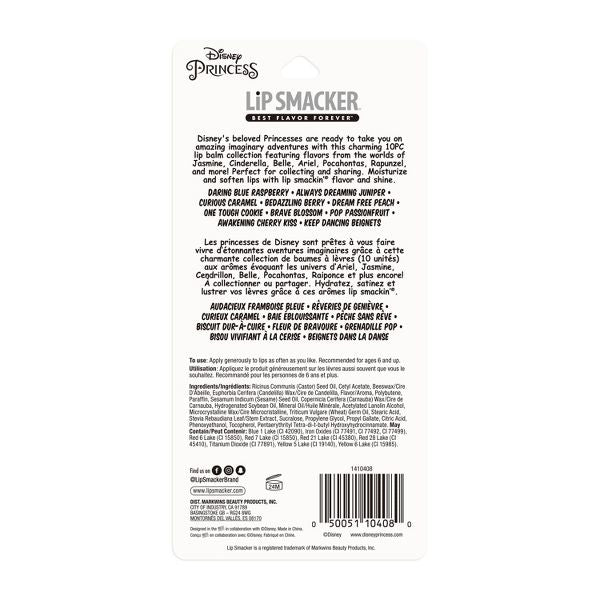 Lip Smacker Comic Princess Lip Balm Party Pack - 10ct /1.4oz