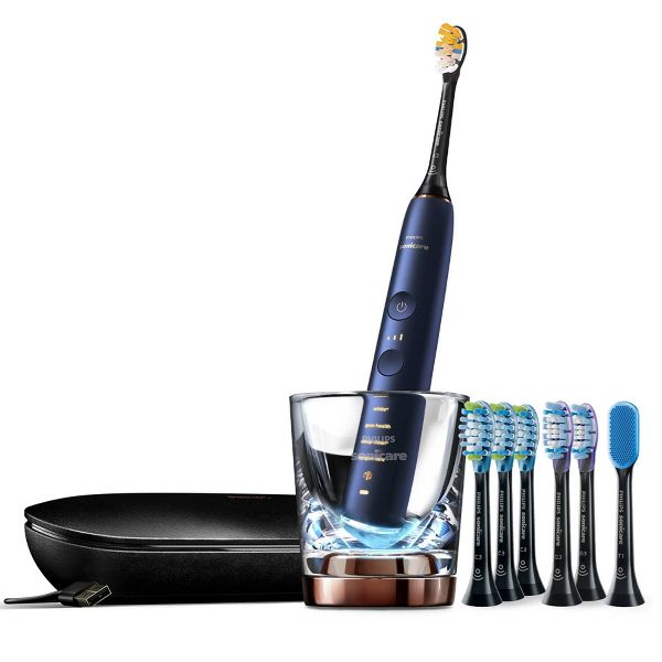 Philips Sonicare DiamondClean Smart 9700 Electric Toothbrush with Brush Head - Rose Gold