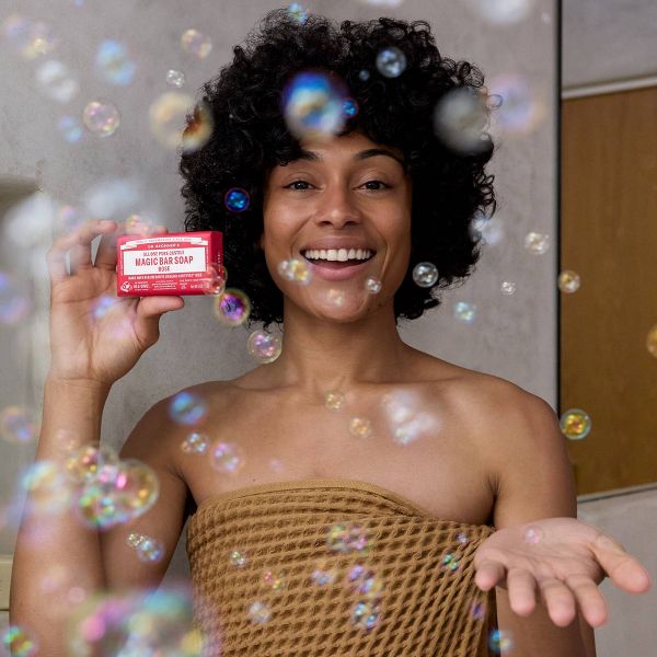 Dr. Bronner's All-One Pure-Castile Magic Bar Soap - Rose - 5oz