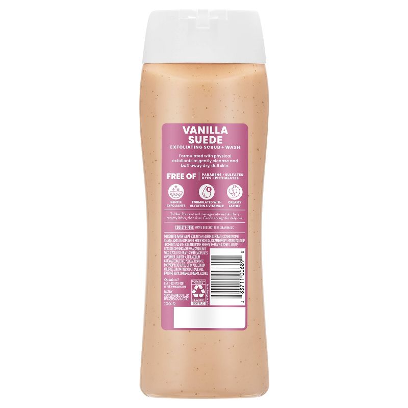 Suave Exfoliating Sulfate-Free Hydrating Body Wash and Scrub - Citrus Blossom - 18 fl oz