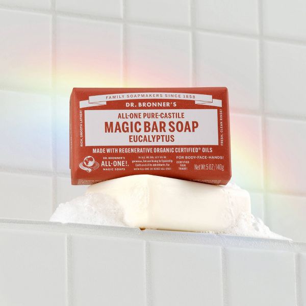 Dr. Bronner's All-One Pure-Castile Magic Bar Soap - Eucalyptus - 5oz