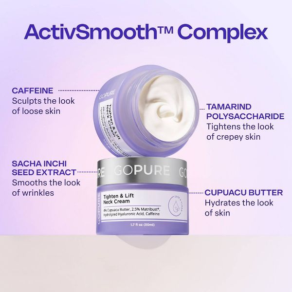 goPure Firm & Lift Neck and Chest Cream - 1.7 fl oz