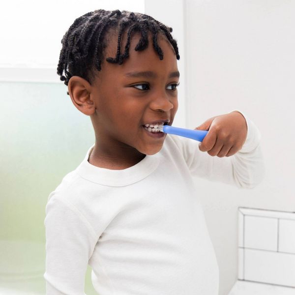Ubbi Grow with Me 3 Stage Toothbrush Training Set, Polaris Blue