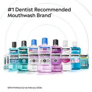 Listerine Antiseptic Intense Mouthwash for Bad Breath - Cool Mint - 1L