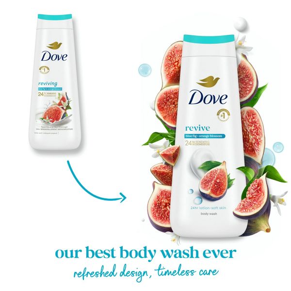 Dove Body Wash Reviving Blue Fig & Orange Blossom, 20 oz