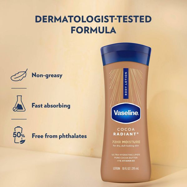 Vaseline Intensive Care Moisturizing Body Lotion with Cocoa Butter Cocoa Radiant - 10 fl oz
