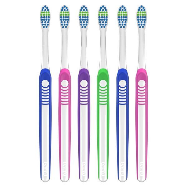 Oral-B Indicator Contour Clean Soft Toothbrush - 4ct