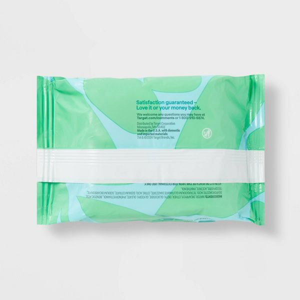 Sensitive Ultra-Soft Makeup Remover Cleansing Towelettes - Unscented - 25ct - up&up™