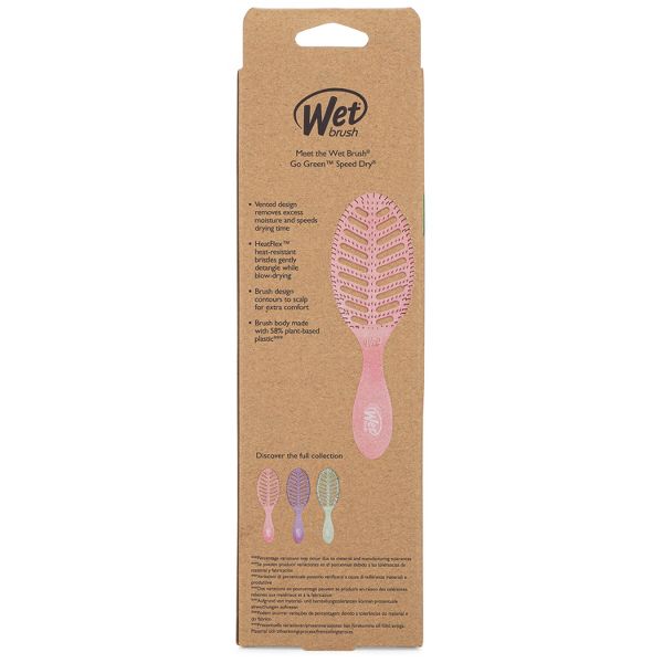 Wet Brush Go Green Speed Dry Hair Brush - Pink