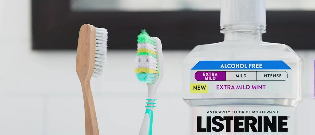 Listerine Alcohol-Free Extra Mild Mouthwash - Cool Mint - 500ml