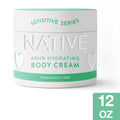 Native Sensitive Series Body Cream - Hypoallergenic - Fragrance Free - 12oz
