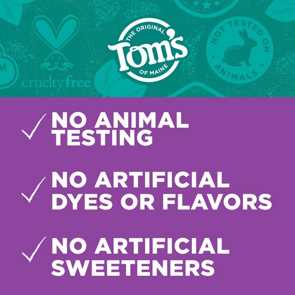 Tom's of Maine Kids' 2 Pack/4oz Whole Care Peppermint Toothpaste + 5.1oz Strawberry Anticavity Fluoride Toothpaste