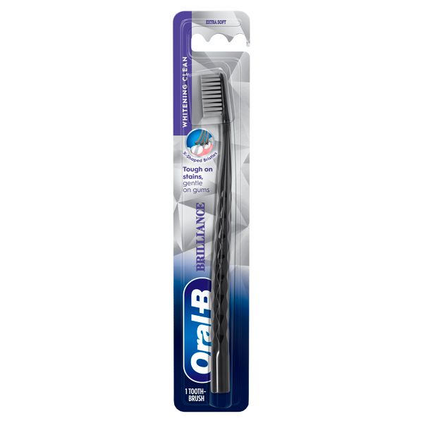 Oral-B Brilliance Whitening Extra-Soft Manual Toothbrush - 2ct - Black/Teal