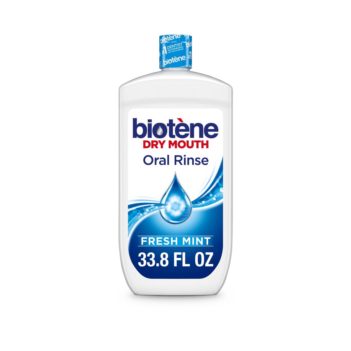 Biotene Fresh Mint Dry Mouth Oral Rinse - 33.8 fl oz