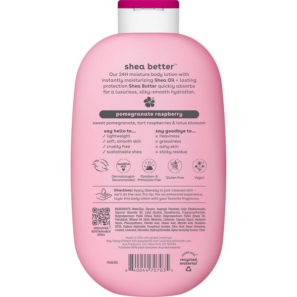 eos Shea Better 24H Moisture Body Lotion - Pomegranate Raspberry - 16 fl oz