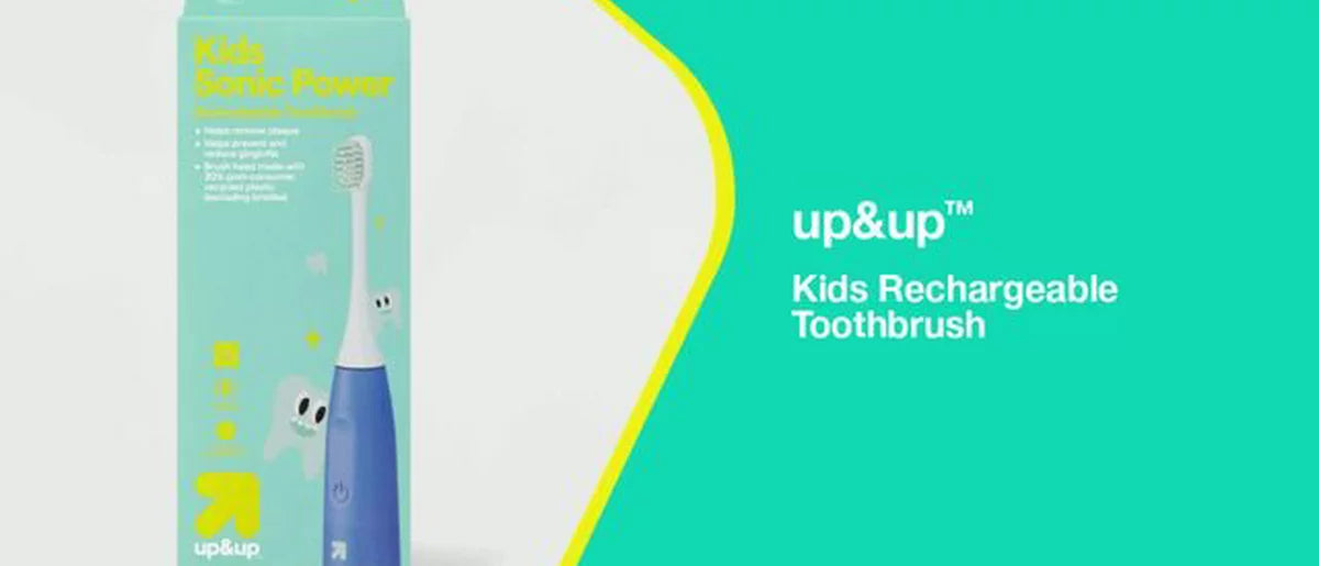 Kids Rechargeable Electric Toothbrush - Blue - up&up™