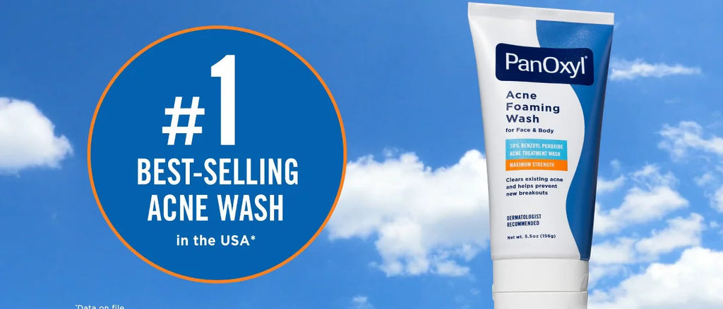 PanOxyl 10% Benzoyl Peroxide Acne Foaming Wash - 1oz