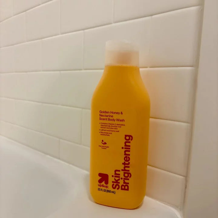 Skin Brightening Vitamin C Body Wash - Golden Honey & Nectarine - 22 fl oz - up&up™