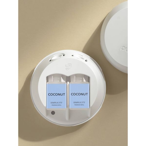Simplicity by Pura Coconut 2pk Smart Vial Refills: Ethically Sourced, Sweet Tonka Bean & Bergamot