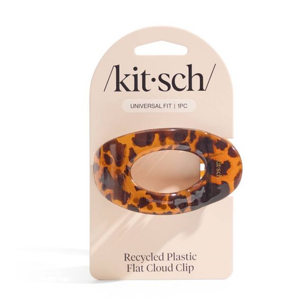 Kitsch Medium Flat Cloud Hair Claw Clip - Tortoise