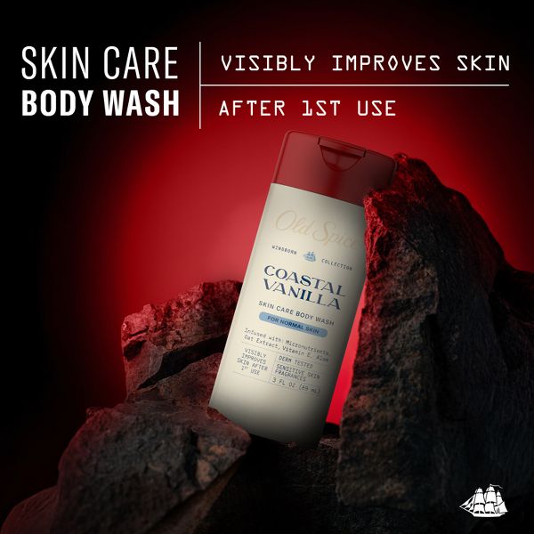 Old Spice Windborn Coastal Vanilla Body Wash - 3oz